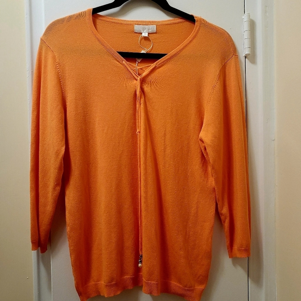 Paramour Orange Long Sleeve blouse